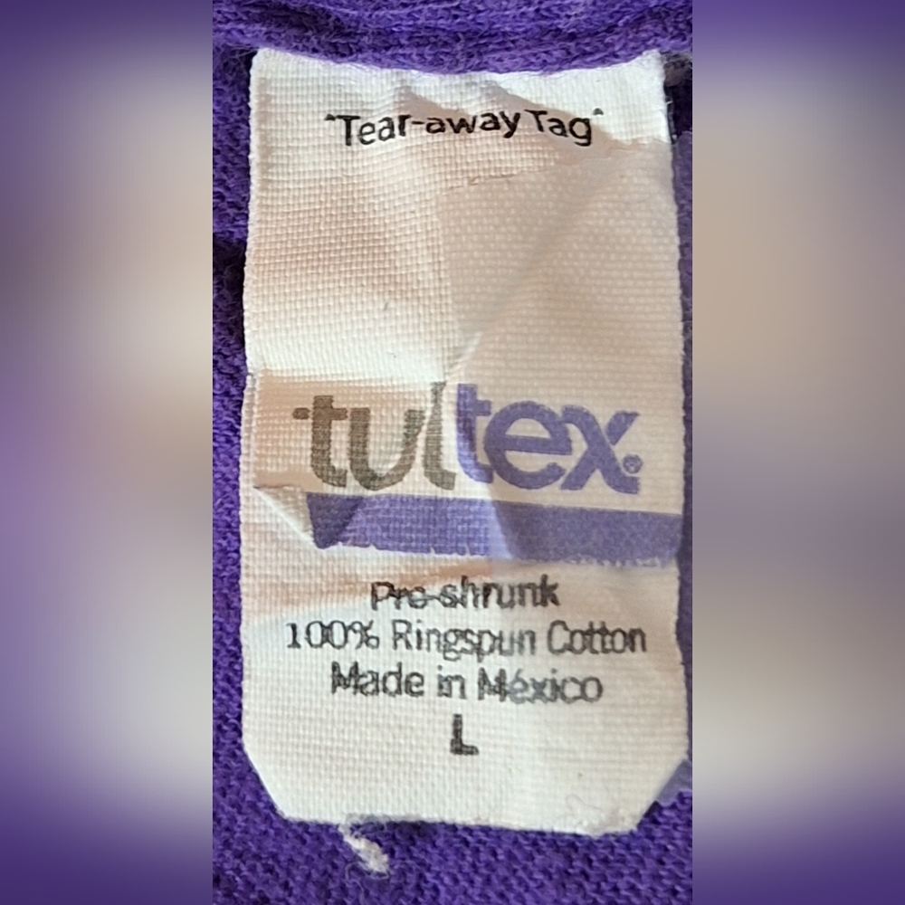 TULTEX t-shirt Size L - Picture 7 of 8
